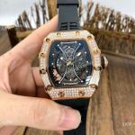 Copy Richard Mille RM53-01 Pablo Macdonough Watch Rose Gold Diamond